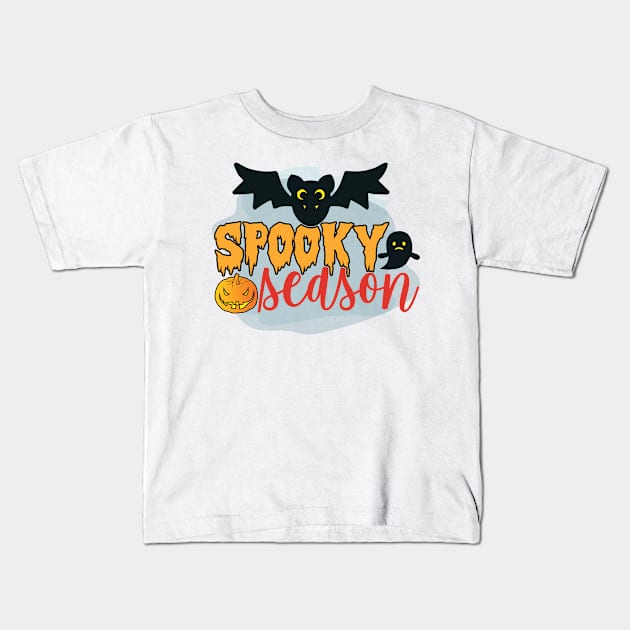 Spooky Season Kids T-Shirt by teestore_24